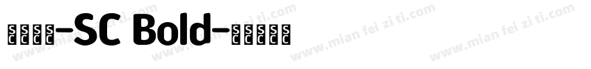 华文报圆-SC Bold字体转换